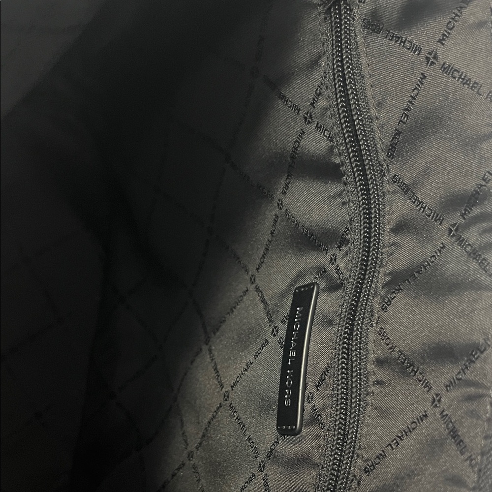 Michael Kors Black and Gray Signature Tote - Picture 3 of 4